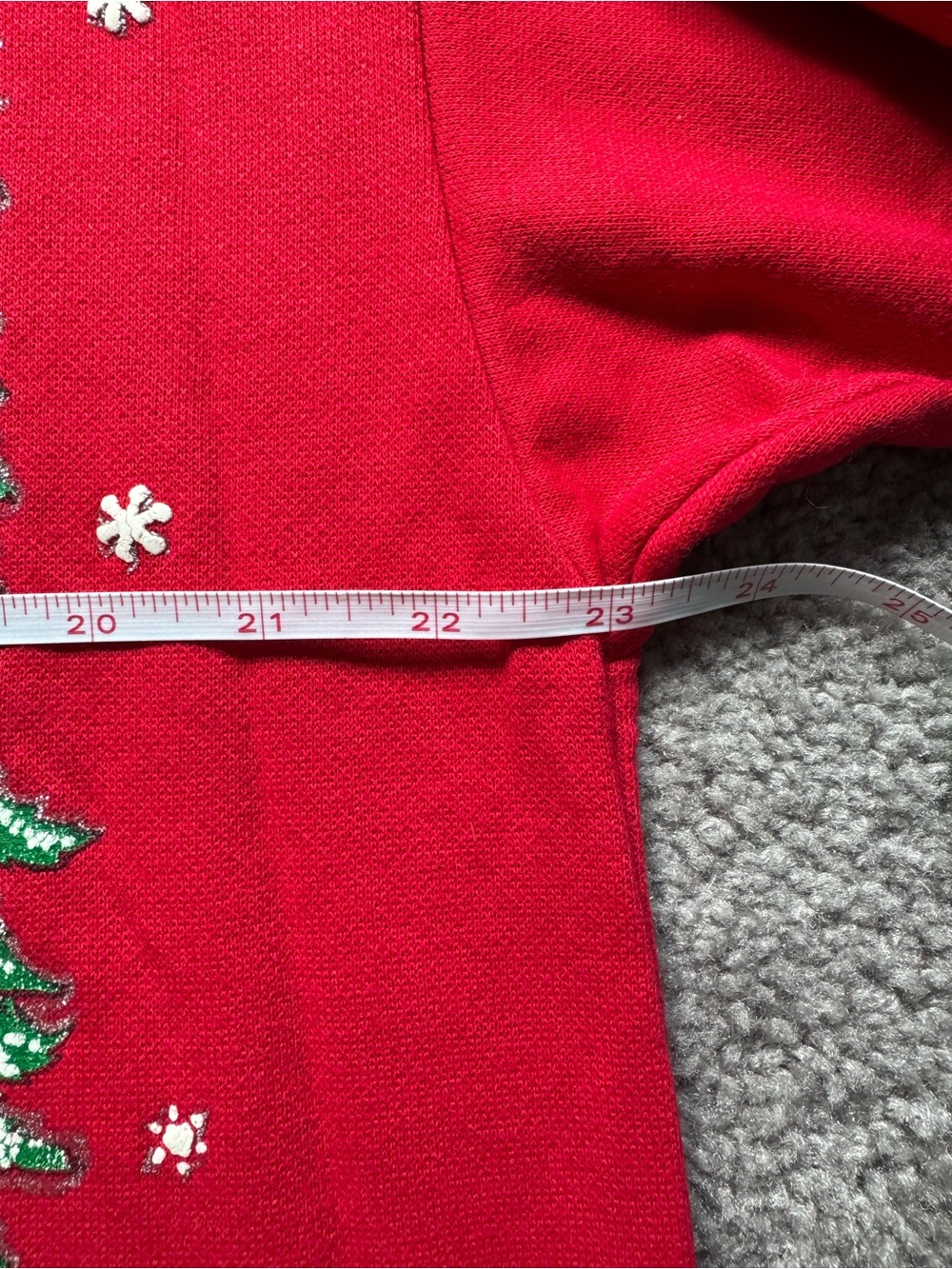 Vintage Holiday Puffy Birdhouse Sweater with Collar- Size L - Picture 5 of 7
